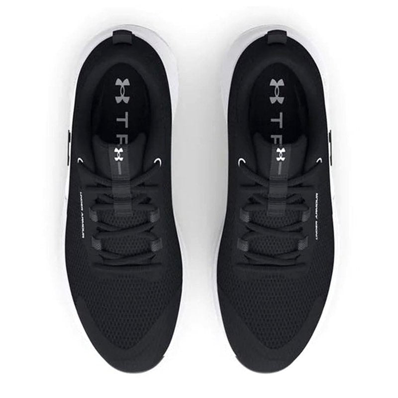 Under Armour Women's Dynamic Select, (001) Black/White/Black, 12, US