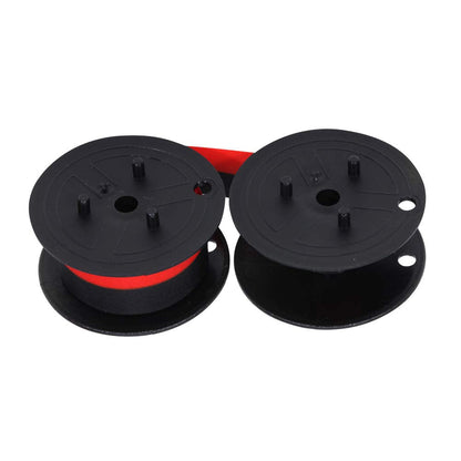 Bigger Replacement for Porelon 11216 Universal Twin Spool Calculator Ribbon for Nukote BR80c, Sharp EL-1197PIII, Dataproducts R3027, Casio DR-210R, Canon MP11DX MP25DV, Black and Red, 3 Pack