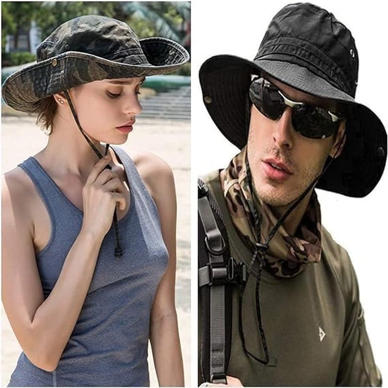 Bucket Sun Hat for Men & Women - UPF 50+ UV Protection | Foldable Boonie Hat for Hiking, Beach & Safari