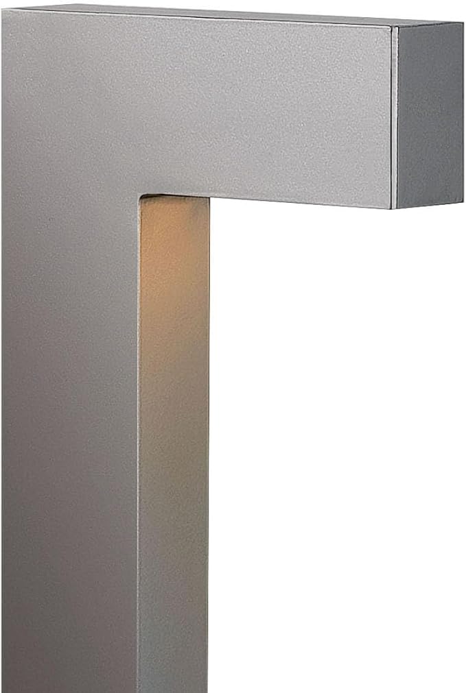 Hinkley Atlantis 15014HE-LL Small LED Low Voltage Landscape Pathway Light - 12v, Dimmable, Aluminum - Hematite