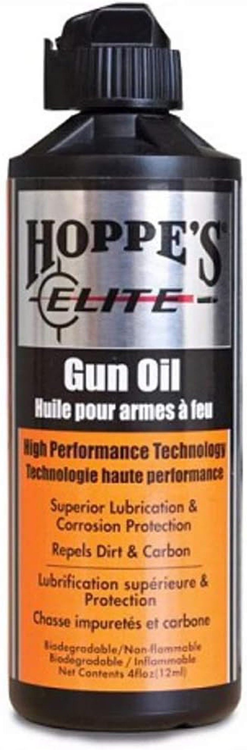 Hoppe's Elite Gun Oil - Premium Lubricant for Firearms | 4 oz Bottle