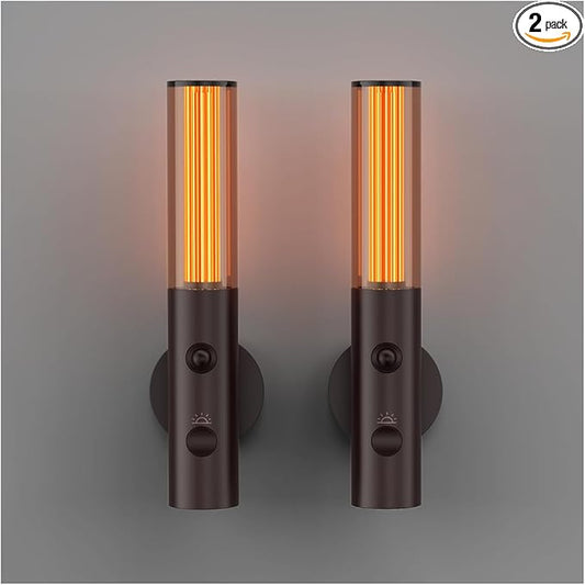 Auto-On Motion Detection Night Lamp - 3 Customizable Modes, Battery Operated LED Light for Dark Spaces (Set of 2)