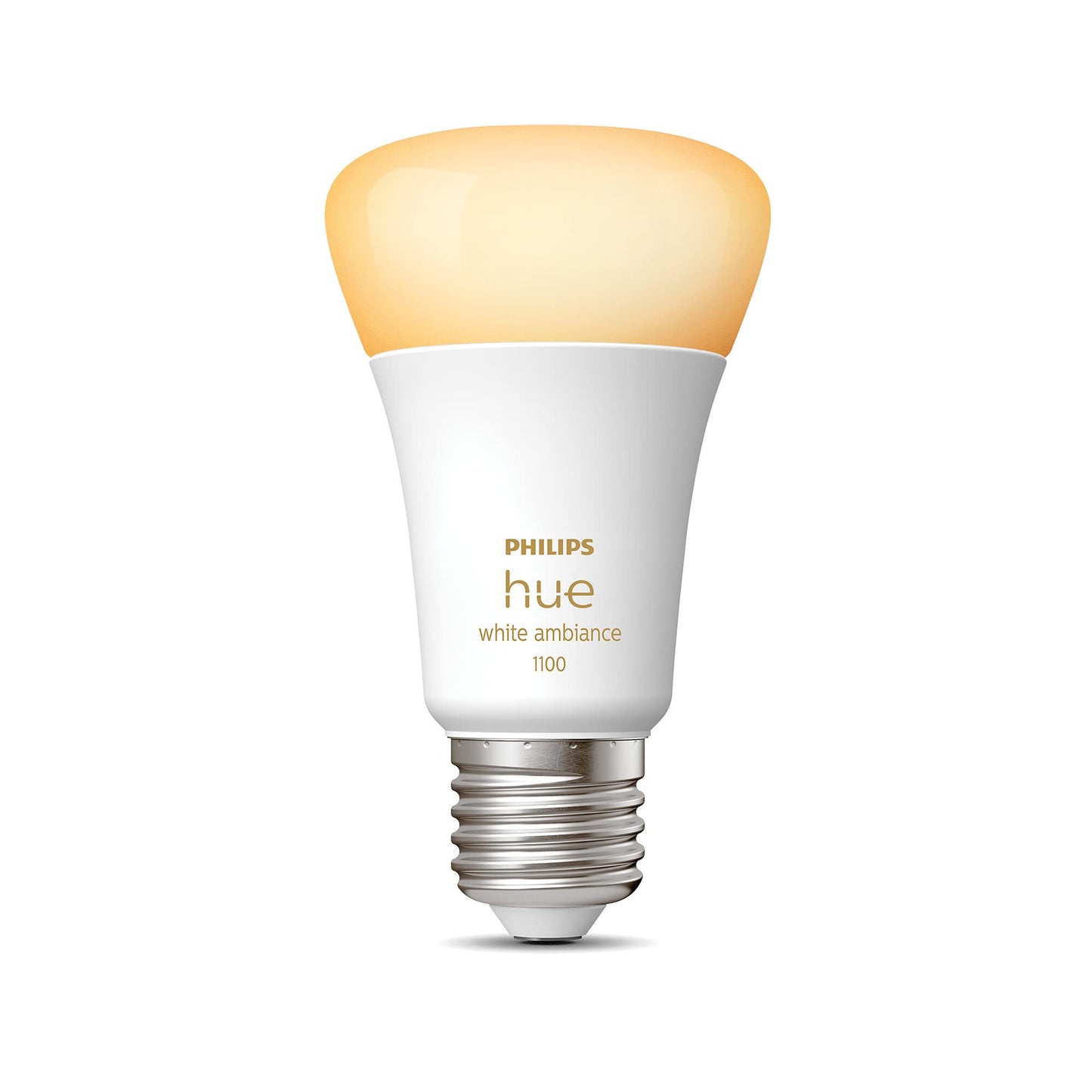 Philips Hue NEW White Ambiance Smart Light Bulb 75W - 1100 Lumen [E27 Edison Screw] With Bluetooth. Works with Alexa, Google Assistant and Apple Homekit