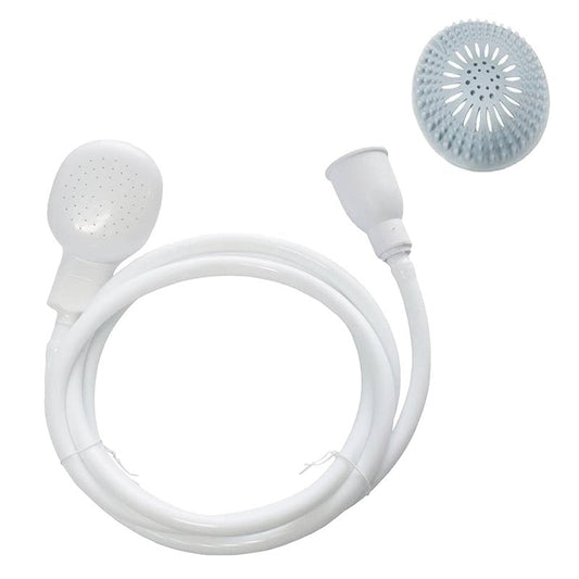 2m/6.56Ft Sink Hose Sprayer,Shampoo Sprayer Handheld Hose Shower Head Spray Hose with Hair Catcher Drain Strainers for Bathing Baby,Pets Shower,Washing Hair,Rinsing Vegetables,Utility Sink