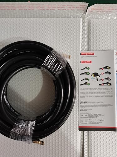 10m Pressure Washer Replacement Hose for Karcher K Series Pressure Washer K2 K3 K4 K5 K6 K7 Click Plug Quick Connector(10)