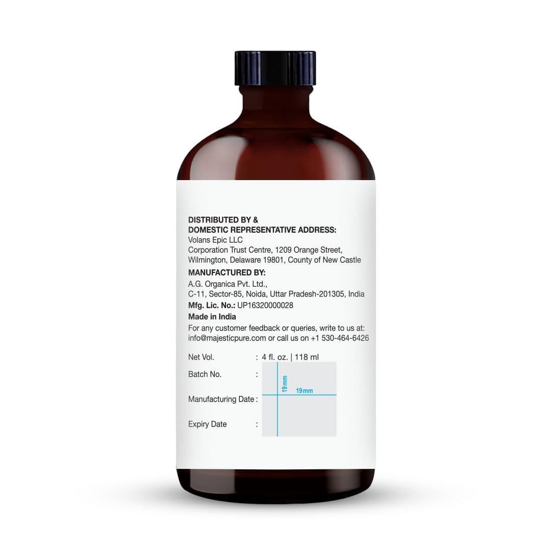 Majestic Pure Lavender Essential Oil with Glass Dropper - Huge 4 Fl Oz - 100% Pure and Natural Lavender Oil - Premium Grade Essential Oils for Diffuser, Aromatherapy, Soap and Candle Making