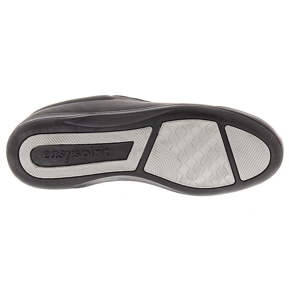 Easy Spirit womens Api walking shoes, Black Leather, 10.5 US