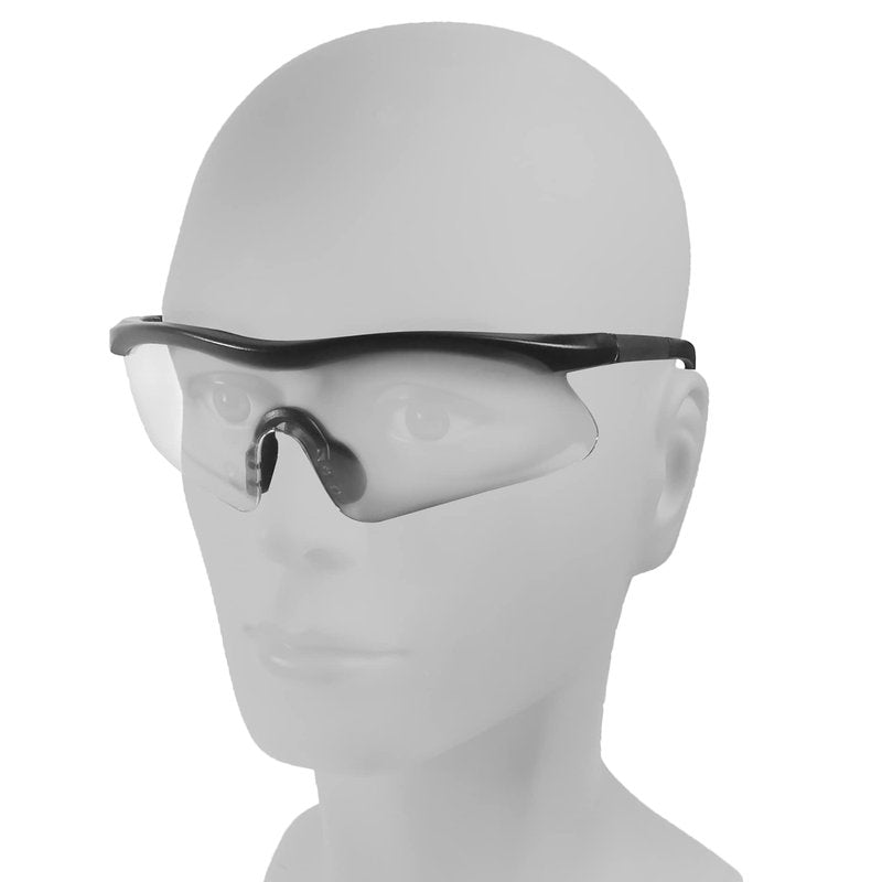 HUNTPAL Shooting Glasses Shooter Safety Hunting Sunglasses with 4 Interchangeable Lenses, Impact & Scratch-Resistant Eye Protection Half-Frame Goggles for Hunter
