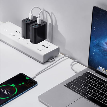6ft USB-C to USB-A Fast Charger Cable for iPad Pro, Galaxy, MacBook Air, Nintendo Switch, Pixel, LG, Sony, OnePlus