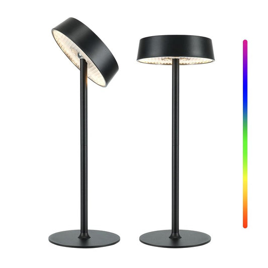 Cordless Lamp, Rechargeable Table Lamp, Battery Operated, RGB Dimmable Touch Control, 3 Color Temperatures, LED Memory Function, Portable Outdoor Waterproof Desk Lamp, Restaurant Dining Patio Kitchen