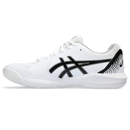 ASICS Men's Gel-Dedicate 8 Tennis Shoes, 11, White/Black