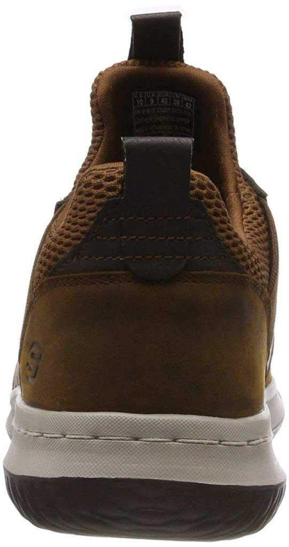 Skechers Men's Delson- Axton Slip On Trainers, Brown Brown Cdb, 9 UK