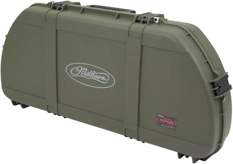 SKB Cases Mathews Iseries Shaped Bow Case - Durable Od Green Design | 43-Inch Size