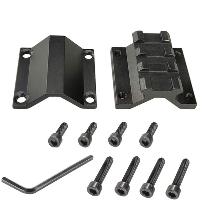 Persei Scope Barrel Clamp Mount Adapter with Weaver Picatinny Rail