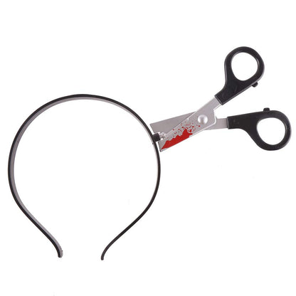 CCINEE 4 Pieces Halloween Costume Headbands, Scary Knife Headband Accessory Horrible Funny Photo Prop for Haslloween Party Favors
