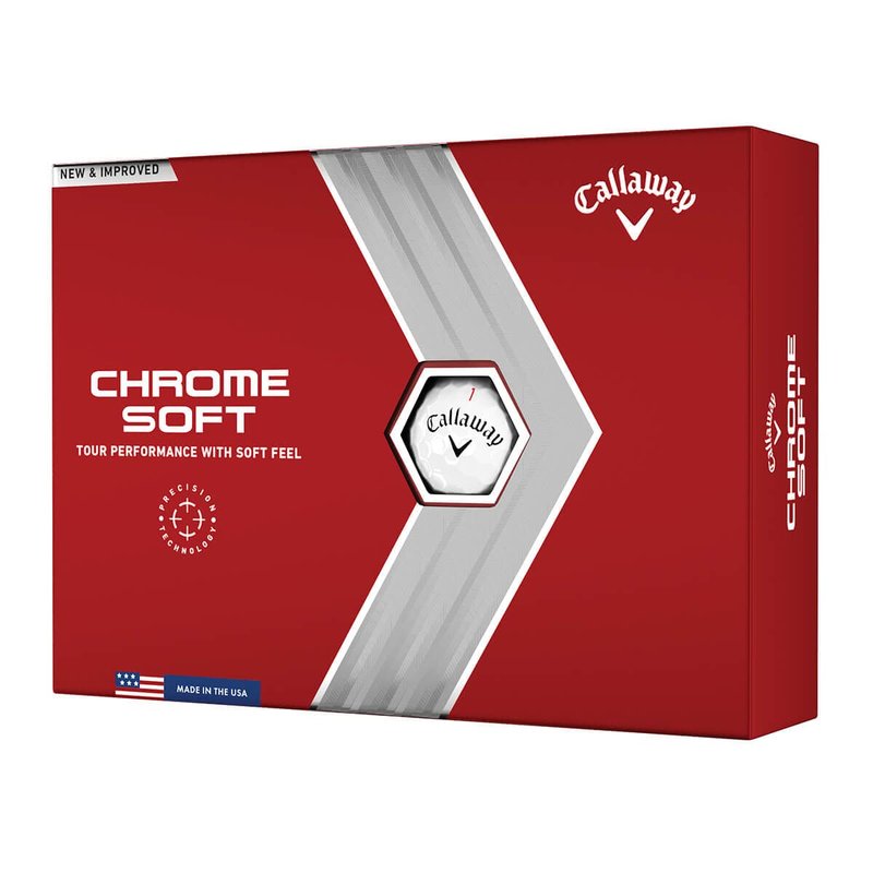 Callaway 2022 Chrome Soft Dozen Golf Balls White