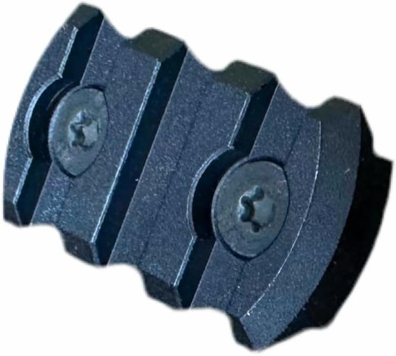 MLOK Picatinny Accessory Rail Section - Ultralight 6061 Aluminum Mount for Lights & Lasers | 3, 5, 7, or 9 Slot Options