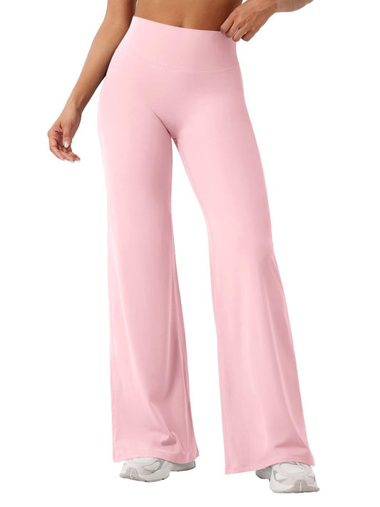 YEOREO Workout Leggings Womens No Front Seam Straight Leggings 31.5" High Waist Buttery Eddiy Gym Yoga Pants Light Pink XS