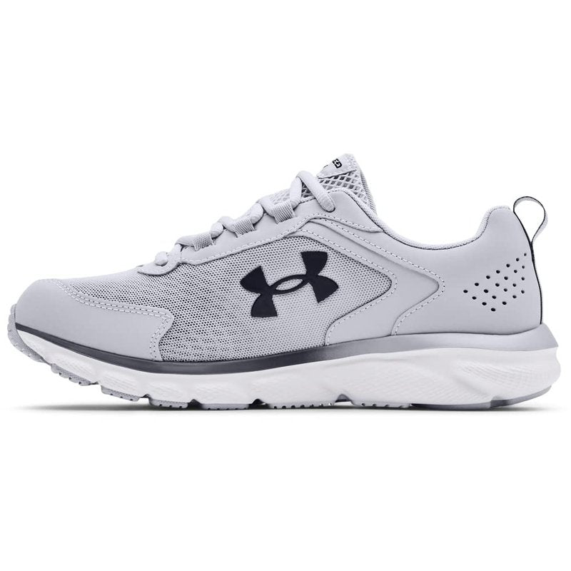Under Armour Men's Charged Assert 9, Mod Gray (101)/White, 7 X-Wide US