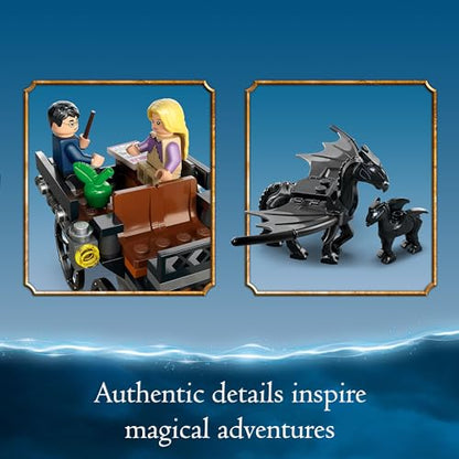 LEGO 76400 Harry Potter Hogwarts Carriage & Thestrals Set, Building Toy for Kids 7 Plus Years Old with 2 Winged Horse Figures and Luna Lovegood Minifigure
