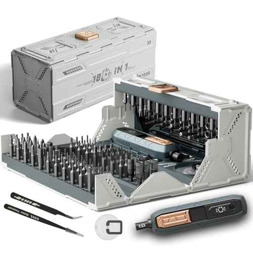 180 in 1 Manual Precision Screwdriver Set, Professional Computer Screwdriver Kit, Magnetic Repair Tool Kit with Home Drill Bits for iPhone Computer Laptop ablet Watch Xbox Game Console
