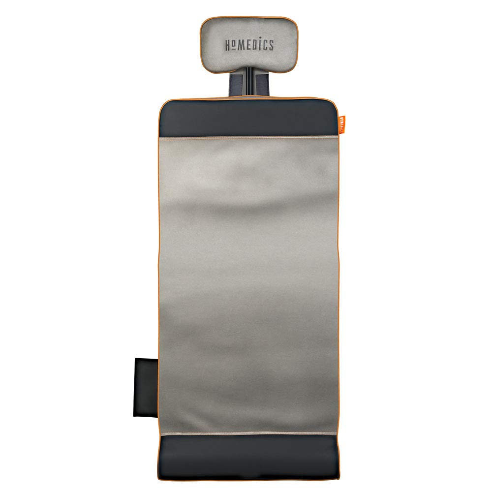 HoMedics Body Flex Back Stretching Mat with Heat, 6 Stretching Programs and 3 Intensity Levels with Removable Memory Foam Pillow for Full Body Coverage, Portable for Yoga, Athletes, Home Gym