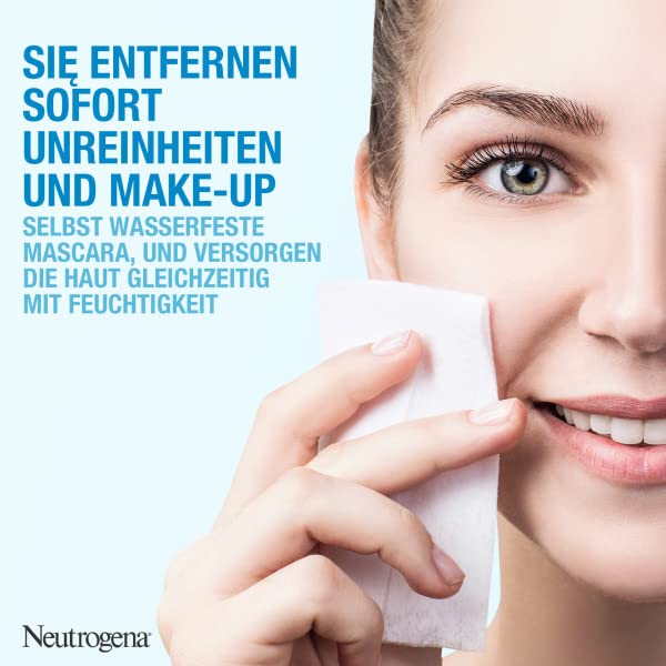 Neutrogena Hydro Boost Aqua Cleansing Wipes/With Neutrogena Cleansing Technology, Hyaluronic Acid and Moisturiser / 6 x 25 Pieces, 25 ml