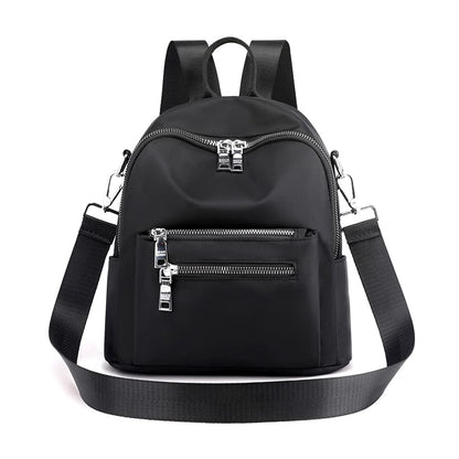 JIANLINST Women's Mini Backpack Purse Girls Fashion Shoulder Bags Water resistant Casual Daypack Rucksack Black