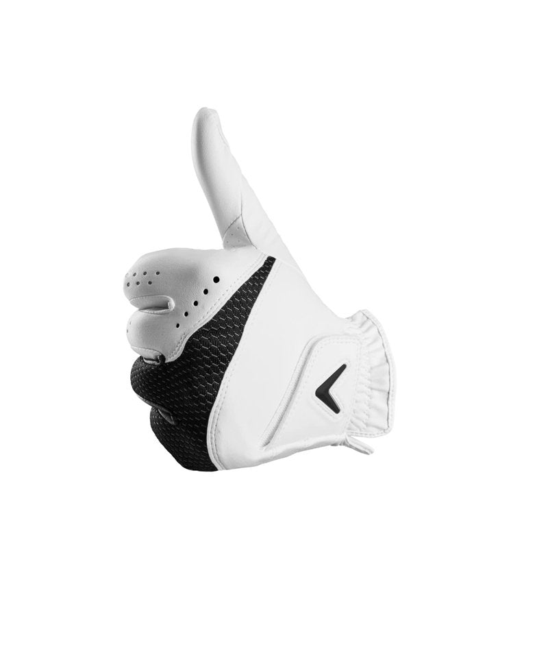 Callaway Golf MLH Weather Spann Glove 2-Pack White Cadet Small