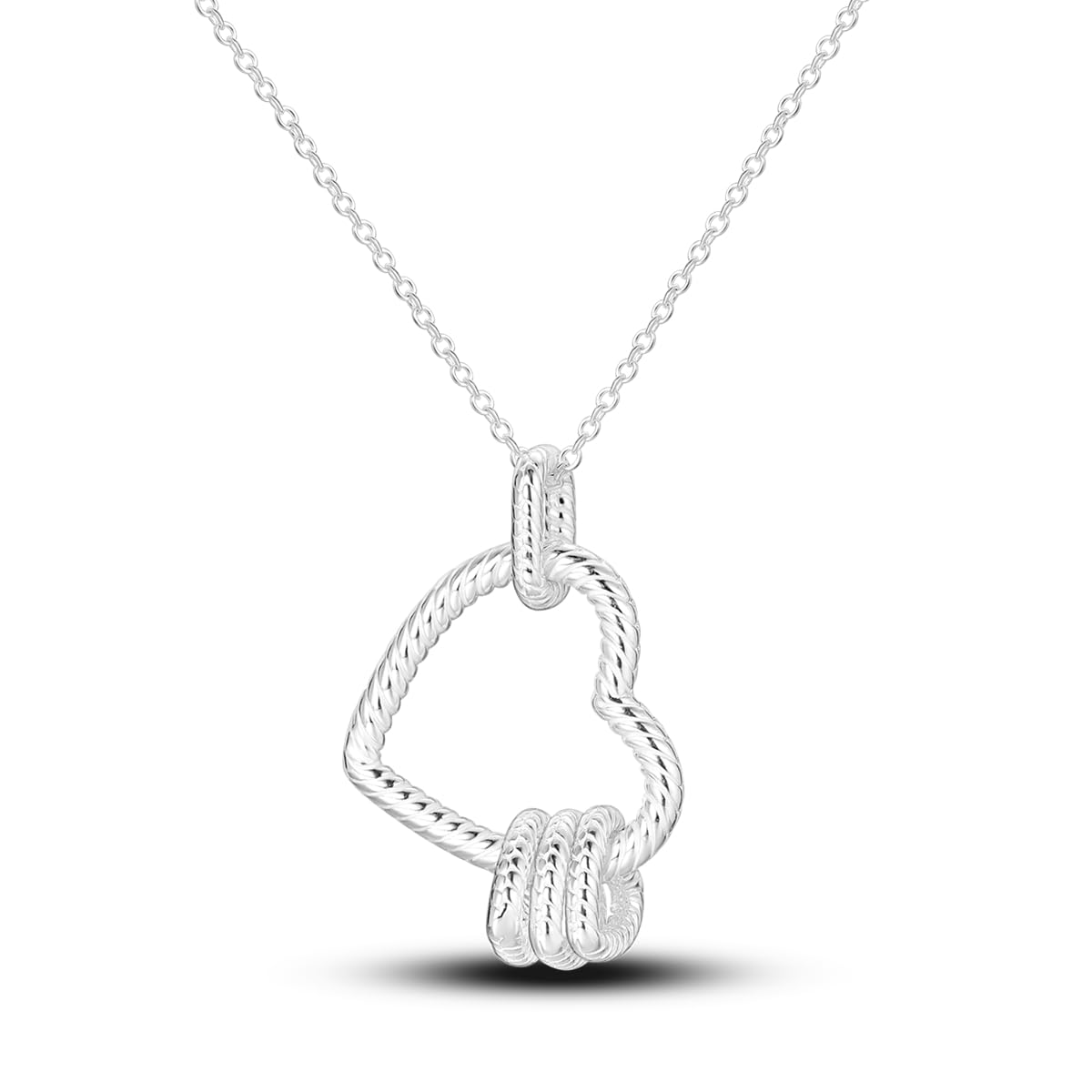 NARMO 925 Sterling Silver Necklace for Women Snake Bone Heart Pendant Necklace Dainty Love Heart Necklaces