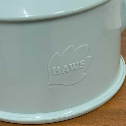 Indoor Plastic Watering Can | The HAWS Langley Sprinkler - One Pint | Pot Waterer | Fine Spray Rose | Recycled - Black