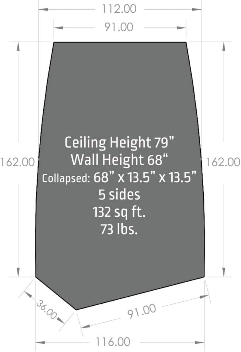 Vortex PRO Monster Cabin - Premium Otter Ice Fishing Shelter | Durable & Spacious