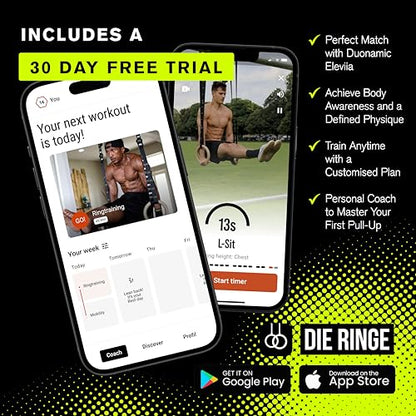 Duonamic Eleviia: World’s Best Portable Pullup Bar | Doorway Pull Up Bar For Home, Workplace or Travel | Exercise and Transform Yourself on Your Own Terms | Safe and Most Portable Way to Exercise