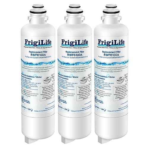 BORPLFTR50 Replacement for Bosch Ultra Clarity Pro 11025825, 11032531, 12033030, 12028325, BORPLFTR55, B36CT80SNS, B36CL80ENS, WFC100MF, WFS200MF, RA450022, Refrigerator Water Filter 3PACK