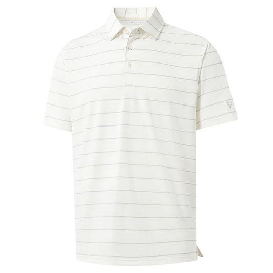 M MAELREG Mens Polo Shirts Short Sleeve Quick Dry Fit Striped Performance Lightweight Active Mens Golf Polo Shirts