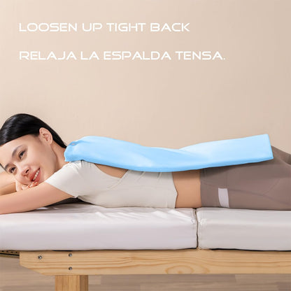 Boncare Stay On NO Auto-Off Hot Heating Pad for Cramps and Back Pain Relief Boncare Fomentera Electrica Lumbar Moist & Dry Heat Washable Cover (Sky Blue) (12"x15", 1.00, Count)