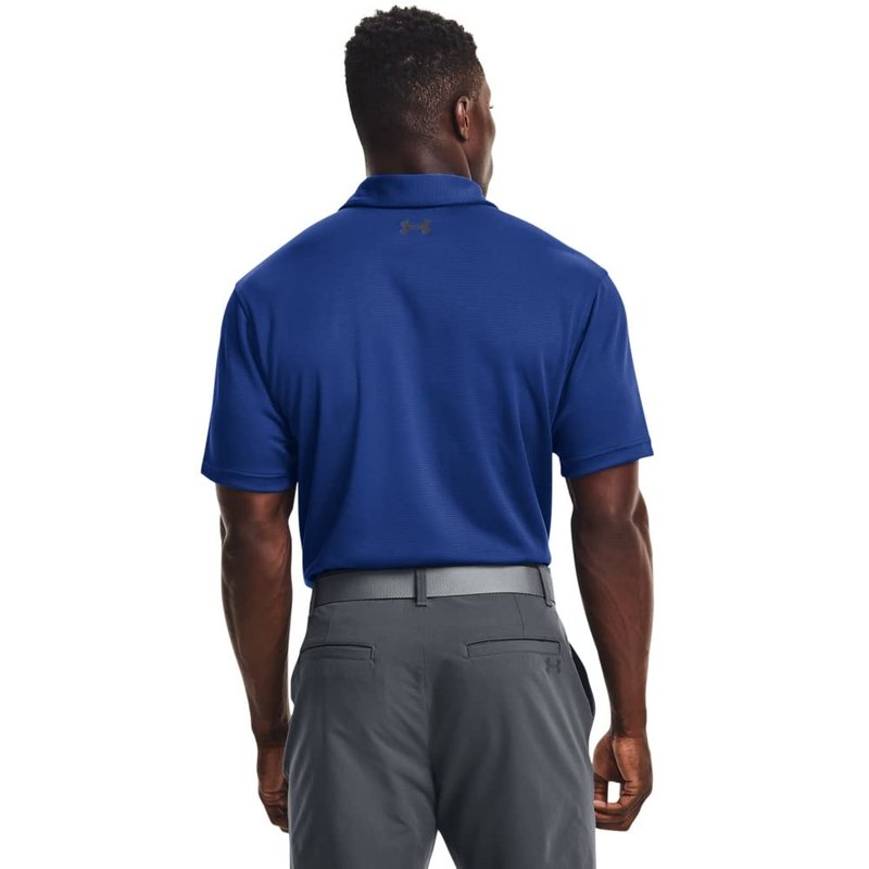 Under Armour Men's Tech Golf Polo, Tech Blue (432)/Pitch Gray, 3X-Large