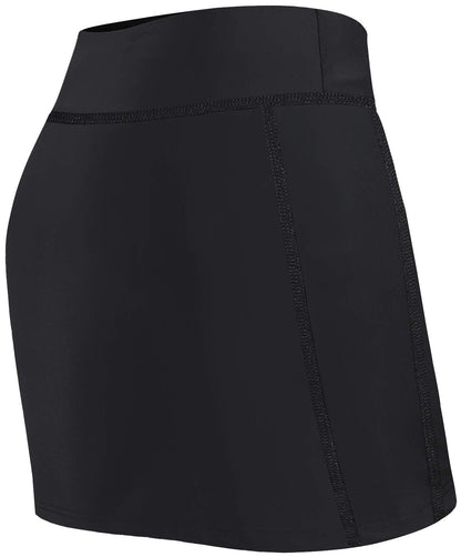 BLEVONH Womens Summer Tennis Skirts with Shorts Underneath, Pickleball, Athletic, Workout and Golf Skorts with Pockets Black Large