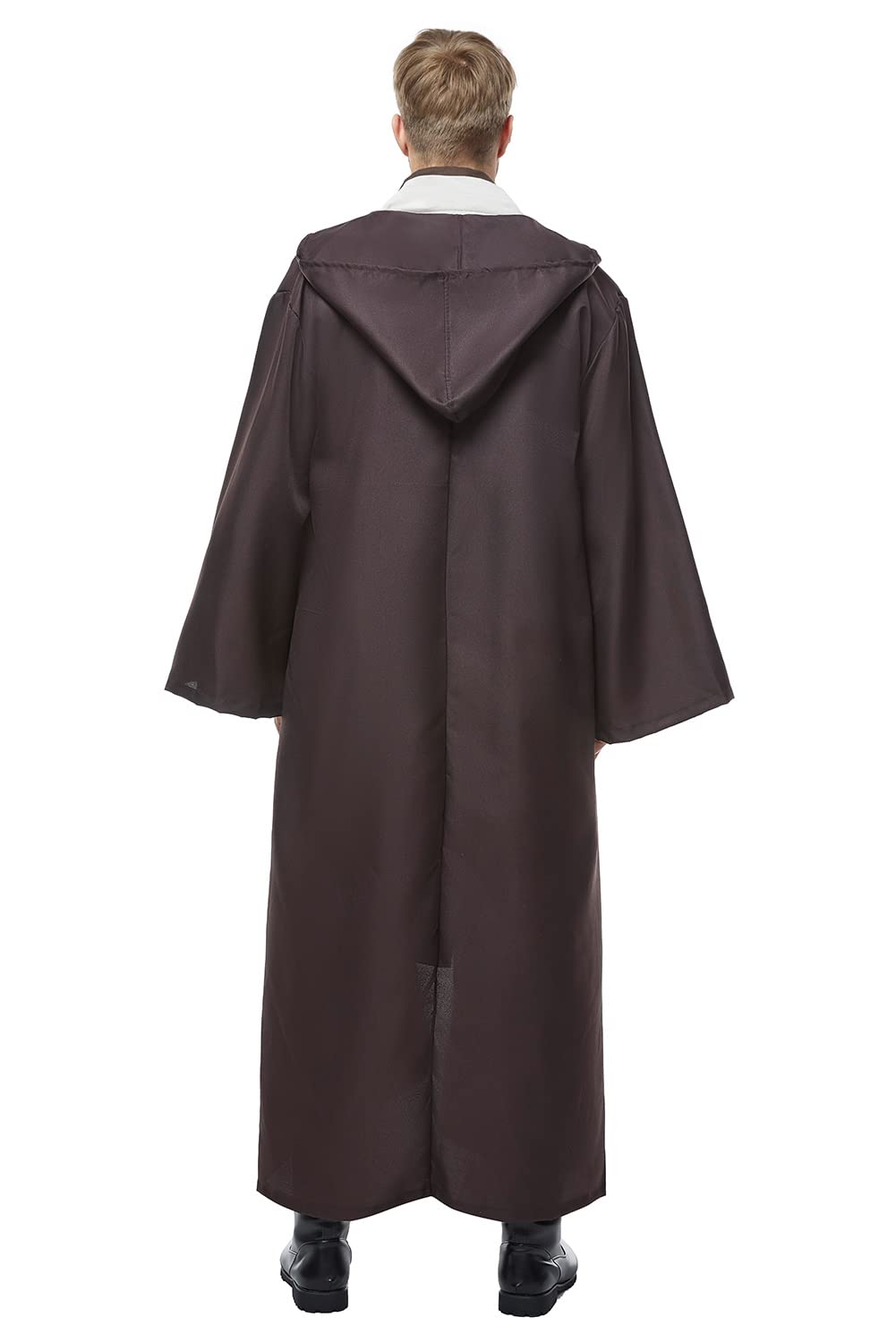 Men's Tunic Cosplay Costume Adults Outfits Halloween Robe Hooded Uniform Full Set