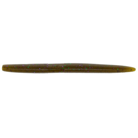 Yamamoto 6'' Senko Green Pumpkin W/ Green & Purple Flake (5 Pack)
