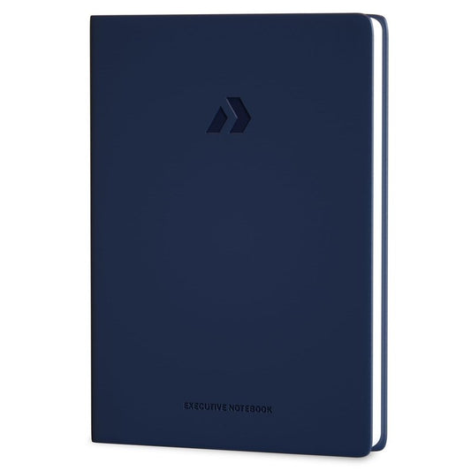 Nextnoid Lined Hardcover Notebook Journal - 120 GSM Thick Paper, Medium A5 Notebook 160 Pages - Perfect Mens Journal For Writing, Journaling and Note-Taking (Navy Blue,Ruled)