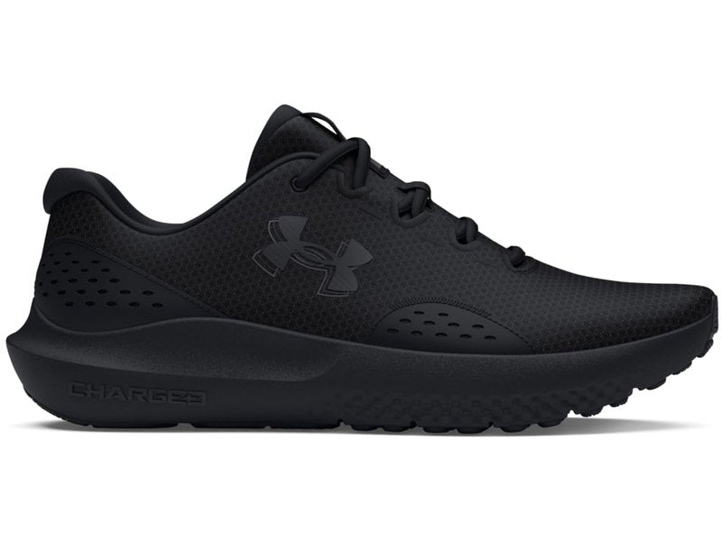 Under Armour Men's Surge 4, (001) Black/Black/Black, 15, US