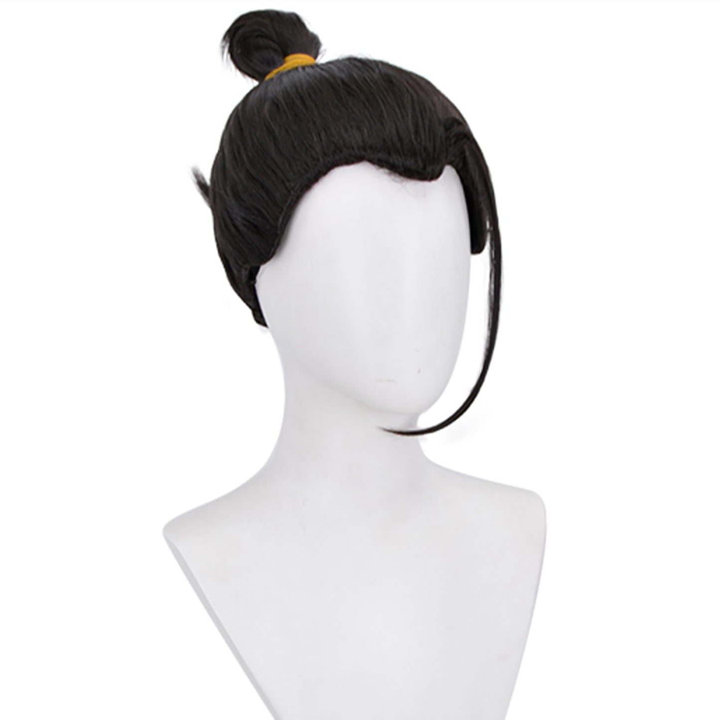 Soyusunny Anime Cosplay Wig Costume Halloween Wigs for Male Adult (Black Ponytail)