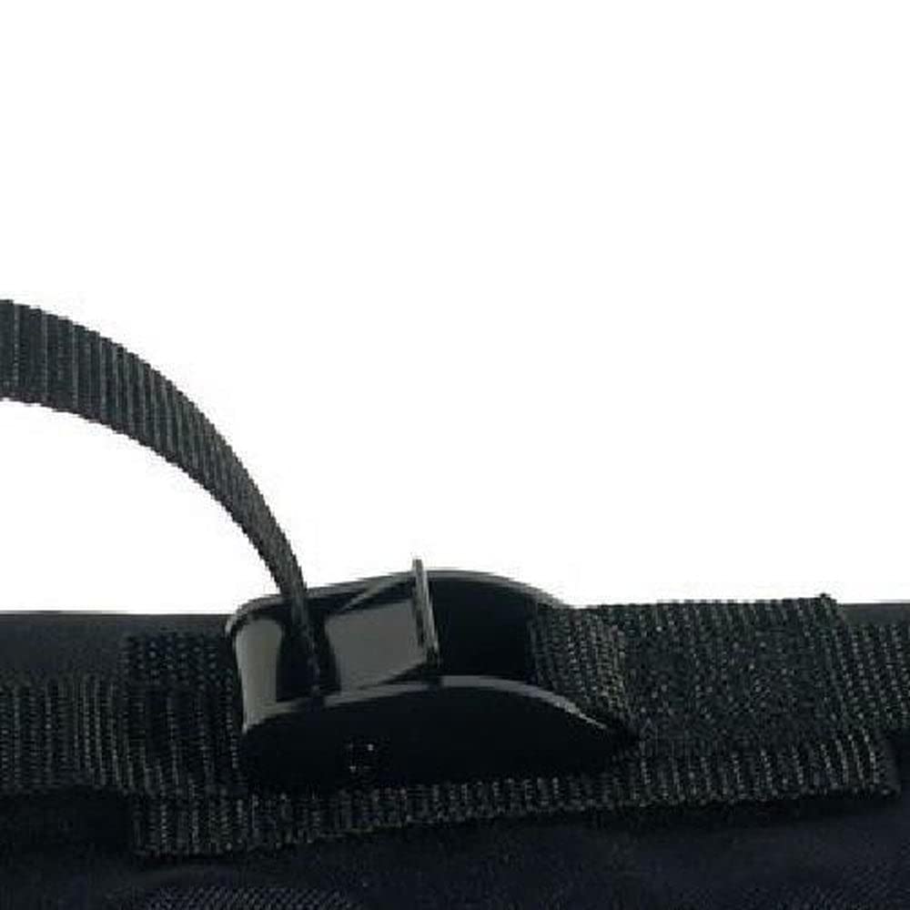 Dorsal Universal Soft Roof Rack Pads for Surfboard Kayak SUPs with Car Tie Down Straps and Storage Bag - Pack of 2 Polyester 20" Inch Black