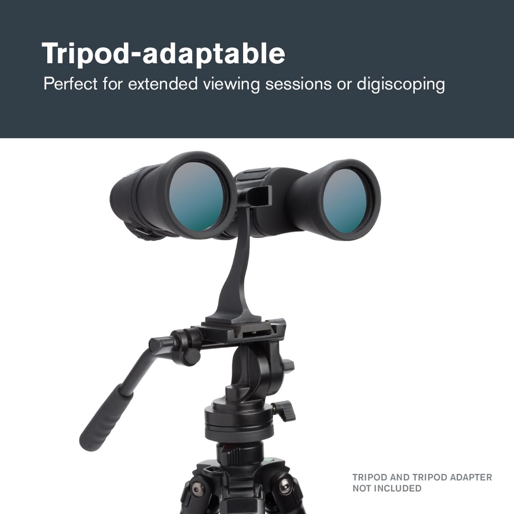 Celestron - Cometron 7x50 Astronomy Binoculars – Entry-Level for Stargazing and Comet Watching – Large 50mm Objective Lenses – Wide 6.6° Field of View – Multi-Coated Optics