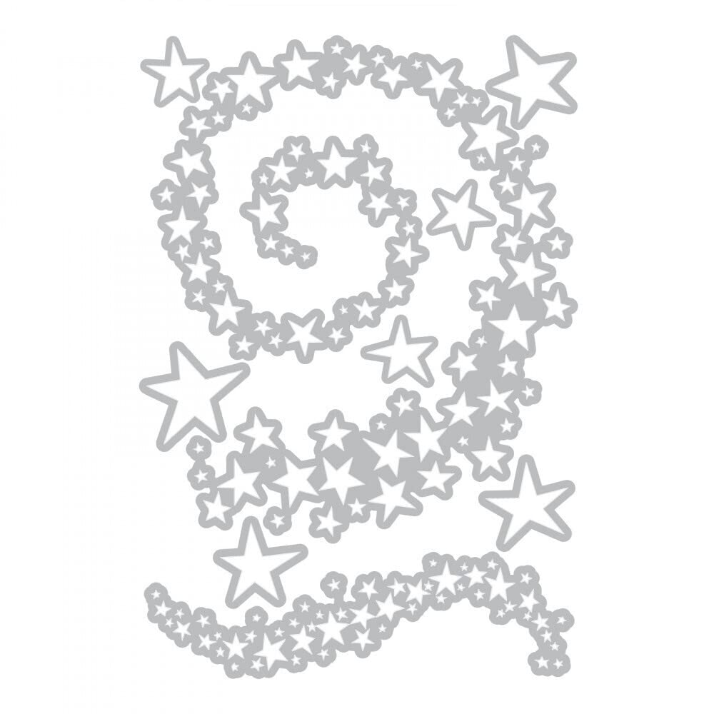 Sizzix Thinlits Dies Swirling Stars by Tim Holtz, 9-Pack, One Size, Multicolor - 663095