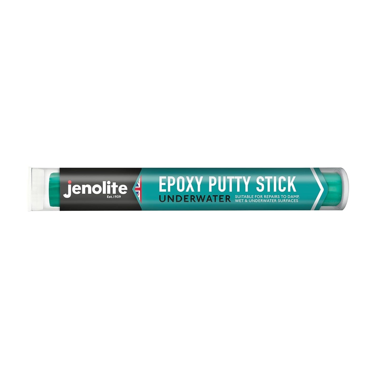JENOLITE Epoxy Putty Repair Stick | UNDERWATER | 112g (7 Inches) | Apply Underwater | Ideal For Hot Tubs, Spas, Swimming Pools, Boats & More | Excellent as Plumbers Putty & Pipe Repair Epoxy Filler