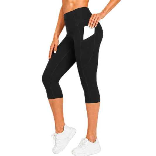 Match Womens High Waisted Active Yoga Pants with Pockets Tummy Control Workout Buttery Soft Leggings