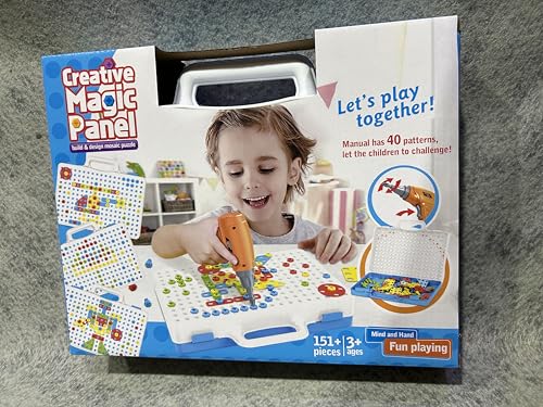 SHAWE 3D Take Apart Toy for 3 4 5 6 Years Old Boys Girls Gifts – Creative Construction Toys Kit – Puzzles Assembly DIY Play Set with Storage Box