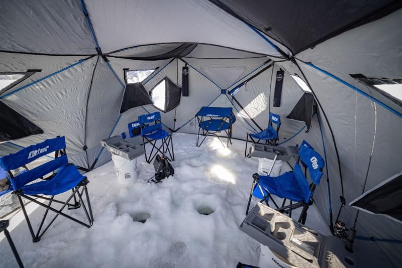 Vortex PRO Monster Cabin - Premium Otter Ice Fishing Shelter | Durable & Spacious